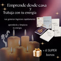 Emprende Sahúmos  y Velas de limpieza + 6 Bonos : Gana + 800 al mes